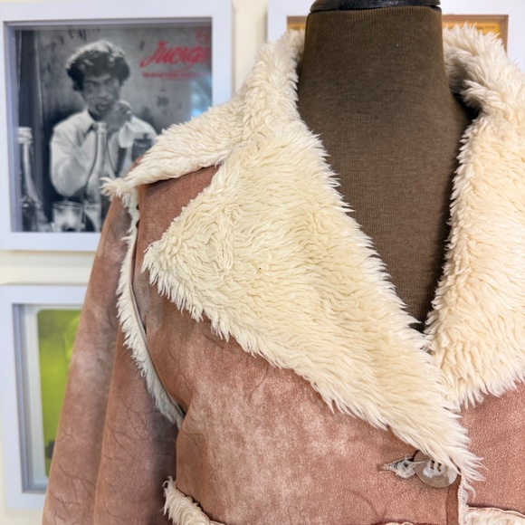 🤎 Y2k Faux Shearling Jacket 🤎 - Picture 6 of 12